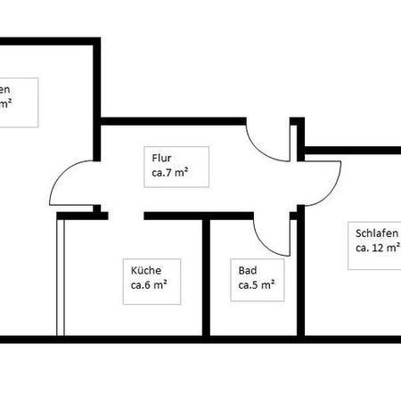 2 Raum-Wohnung mit Balkon - Photo 3