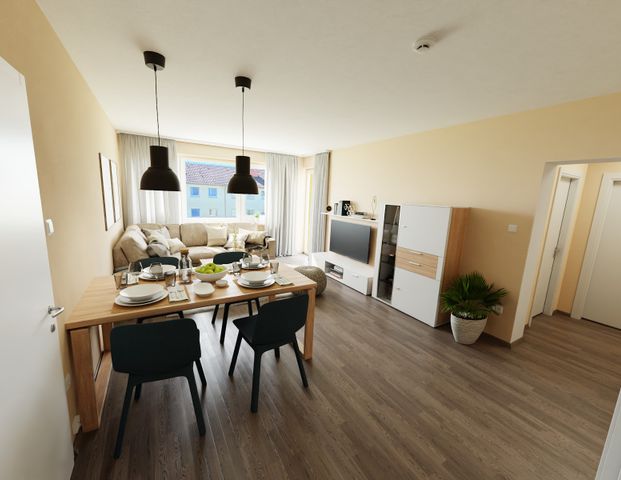 Schöne 3-Zimmer-EG-Wohnung mit Balkon! - Photo 1