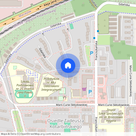 ul. Kaszubska, Osiedle Tadeusza Kotarbińskiego, Zabrze, śląskie