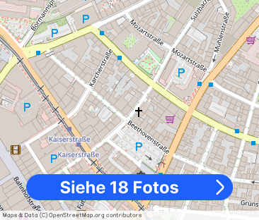 Sanierte 2,5-ZKB mit EBK am Beethovenplatz, perfekte City-Lage - Foto 1