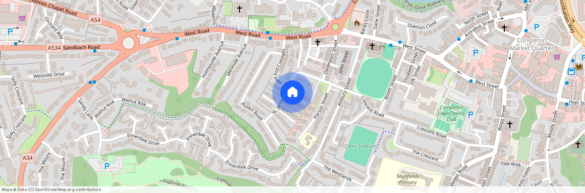 St. James Avenue, CW12, Congleton
