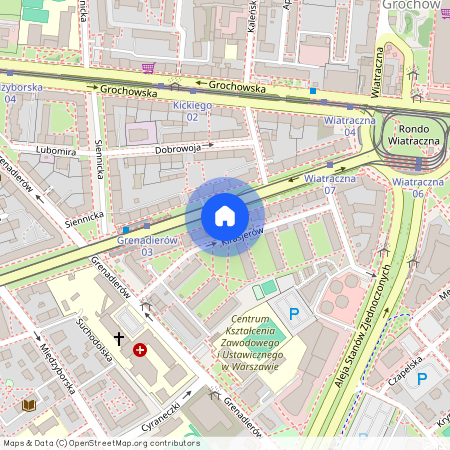 al. Aleja Jerzego Waszyngtona, Grochów, Praga-Południe, Warszawa, mazowieckie