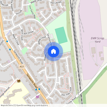 Sycamore Road, Kingsbury, Tamworth, B78