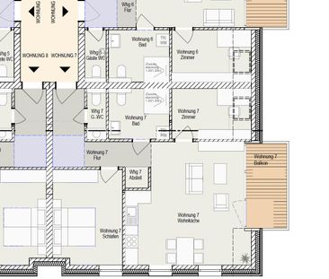 Ankommen & wohlfühlen: Moderne 3-Zimmer-Wohnung mit Balkon und EBK - Photo 4