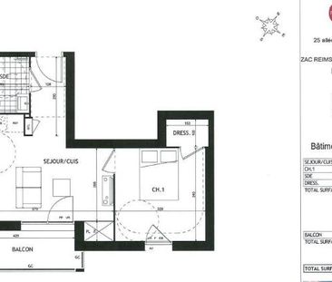 Location Appartement 2 pièces 40m² REIMS 51100 - Photo 3