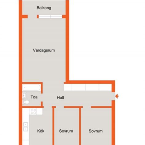 Professorsgatan 3C - Photo 1