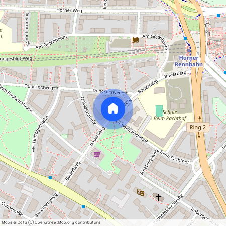 Bauerberg Straße, 22111 Hamburg-Mitte - Hamburg Billstedt