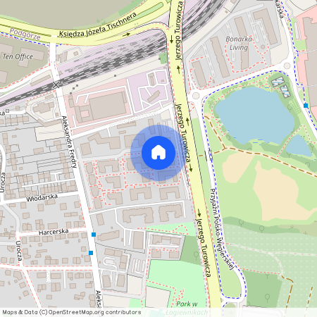 ul. Aleksandra Fredry 6S, Łagiewniki, Łagiewniki-Borek Fałęcki, Kraków, małopolskie