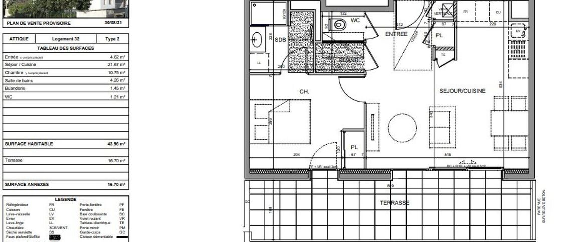 location Appartement T2 DE 43.96m² À THONON LES BAINS - Photo 1