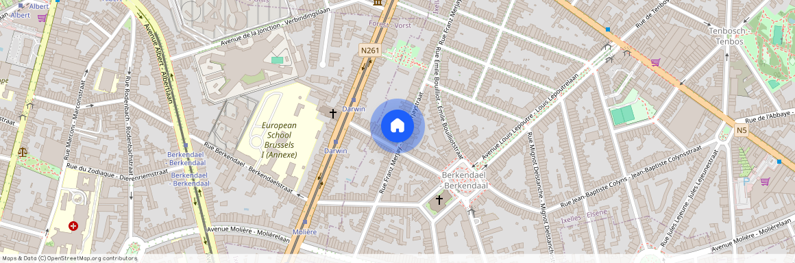 Franz Merjaystraat, 127, 1050, Ixelles