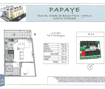 Location Appartement 2 pièces 49m² ST PIERRE 97410 - Photo 1