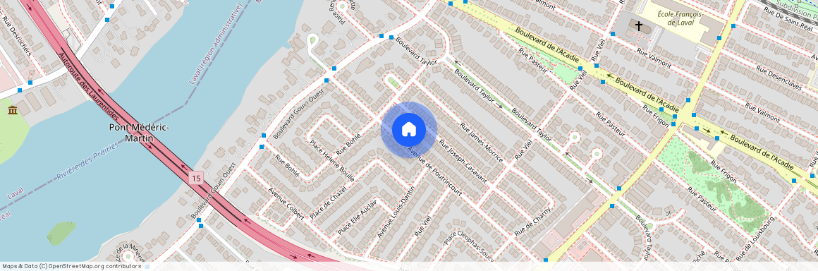 12215 Av. De Poutrincourt, app.2, Montréal (Ahuntsic-Cartierville) (Nouveau Bordeaux), H3M 2A8