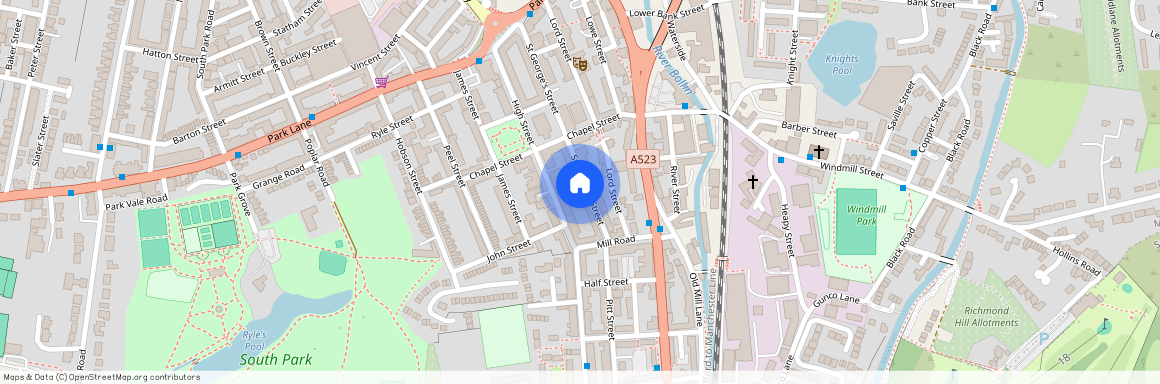 St. Georges Street, Macclesfield, Cheshire, SK11