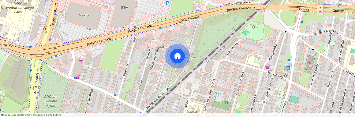 Walerego Eliasza Radzikowskiego 100E, Kraków, Prądnik Biały, Azory