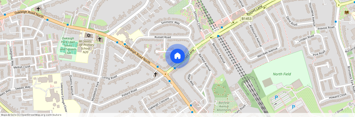 Russell Lane, London, N20