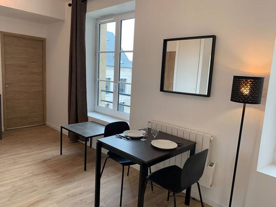 Beau studio meublé de 25,42m² à la location, rue Beauvoisine à Rouen, 585€ charges comprises - Photo 1