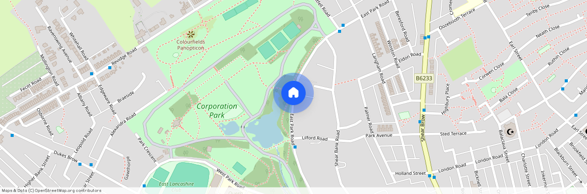 East Park Road, Blackburn. Lancs. BB1 8DW