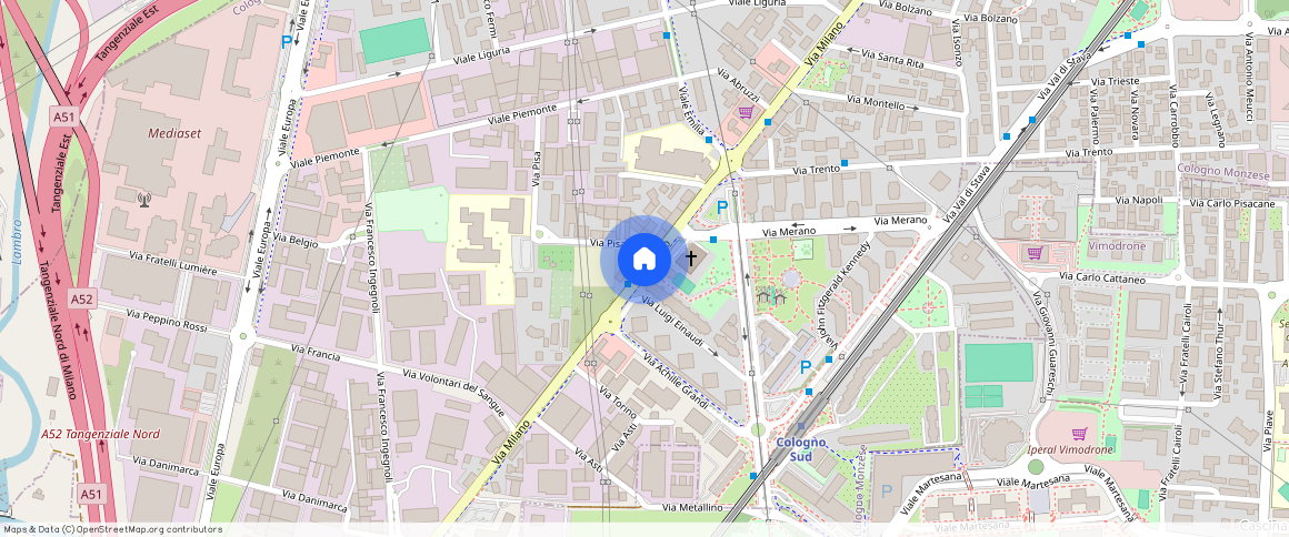 Cologno monzese, Via Milano