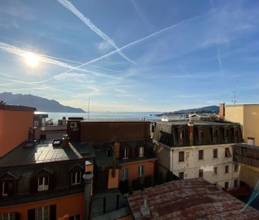 4.0 pces, grande terrasse, vue lac - Photo 6