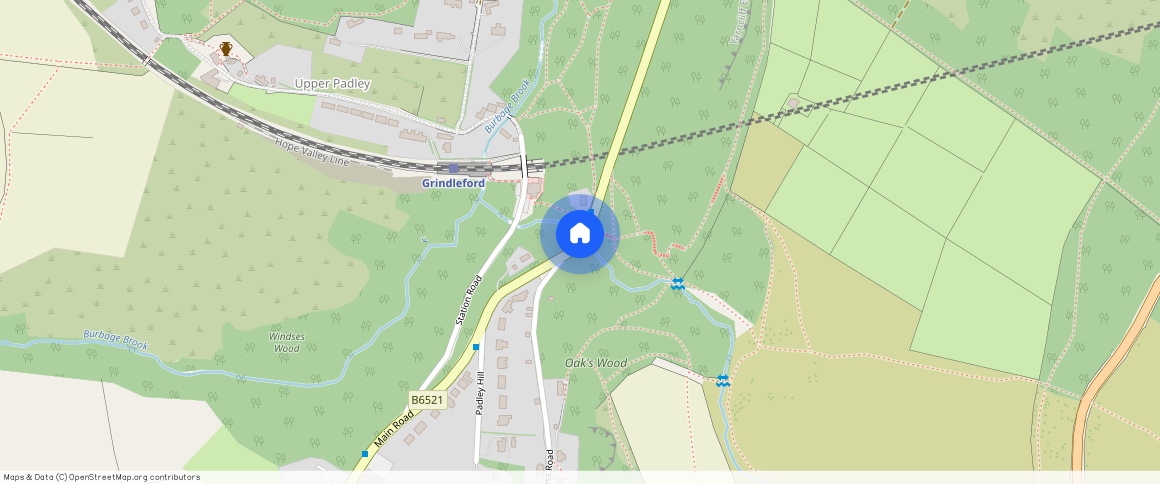 Riverdale, Main road, Grindleford, Hope Valley, S32