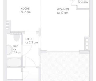 Helle möblierte 1-Zimmerwohung mit Balkon zur Zwischenmiete - Photo 1