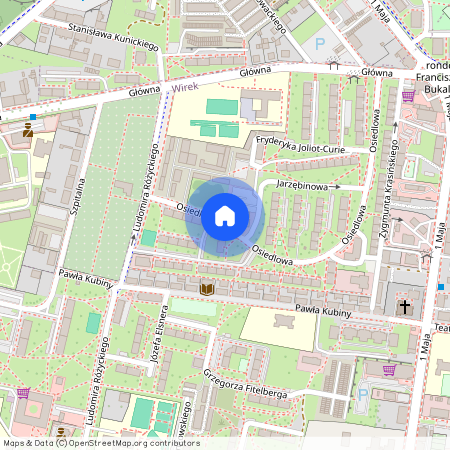 ul. Osiedlowa, Wirek, Ruda Śląska, śląskie