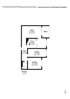 3.5 Zimmer, 82 m², 2. Stock - Foto 1