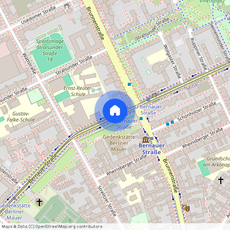 Bernauer Straße, 13355 Berlin - Mitte