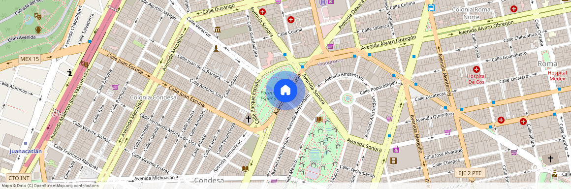 AV NUEVO LEON, Colonia Condesa, C.P. 06140, Df / Cdmx
