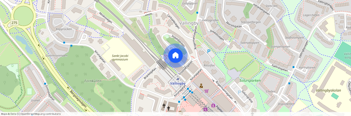 Indalsbacken, Vällingby