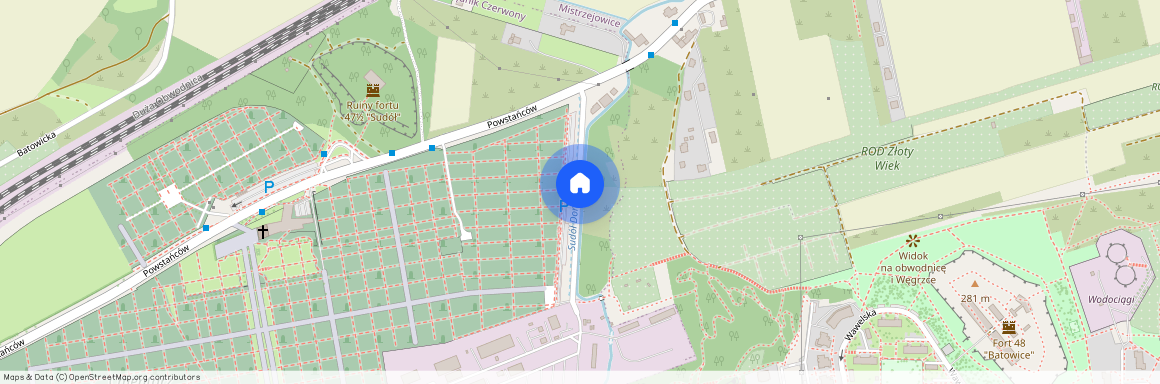 ul. Powstańców, Prądnik Czerwony, Prądnik Czerwony, Kraków, małopolskie