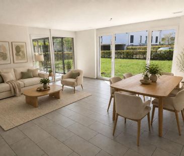 Exklusive 4.5-Zimmer-Gartenwohnung mit 400 m² Privatgarten in Aesch - Photo 1