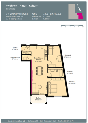 Moderne Neubauwohnung an perfekter Lage in Riehen! - Foto 4