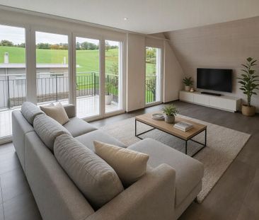 3.5 Zi Wohnung zt im Dach mit viel Charme - Photo 1