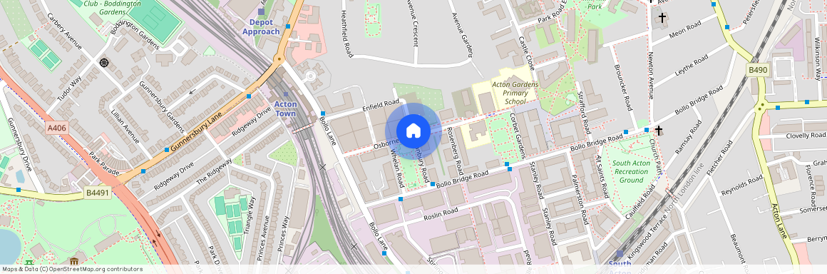 Hanbury Road, Hanbury Road, W3