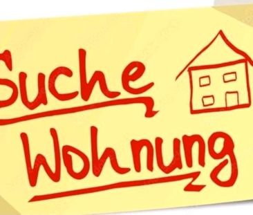 Suche 3 bis 4 Raum Wohnung - Photo 1