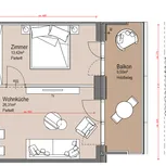Grünblick 2-Zimmer Wohnung - klimatisierte - voll möblierte - Photo 3