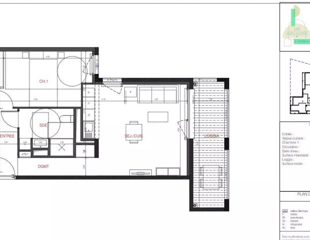 location Appartement T2 DE 50.8m² À BORDEAUX - Photo 1