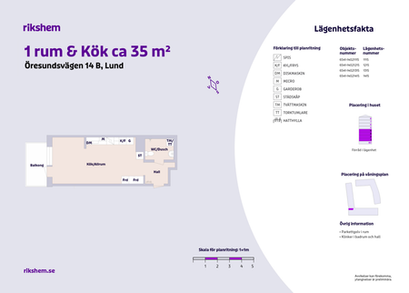 Öresundsvägen 14 B, lgh 1315, Västerbro - Foto 2