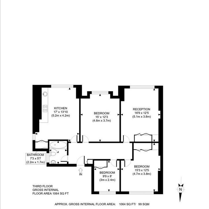 4 bedroom apartment to rent - Photo 1