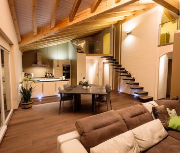 Magnifique attique duplex meublé de standing - 4,5 pièces à Champlan - Photo 1