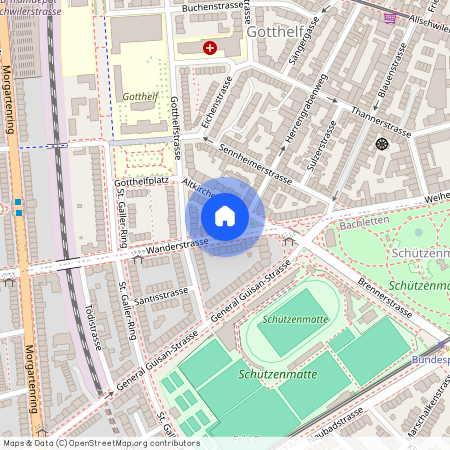4054, Basel, Wanderstrasse, 4