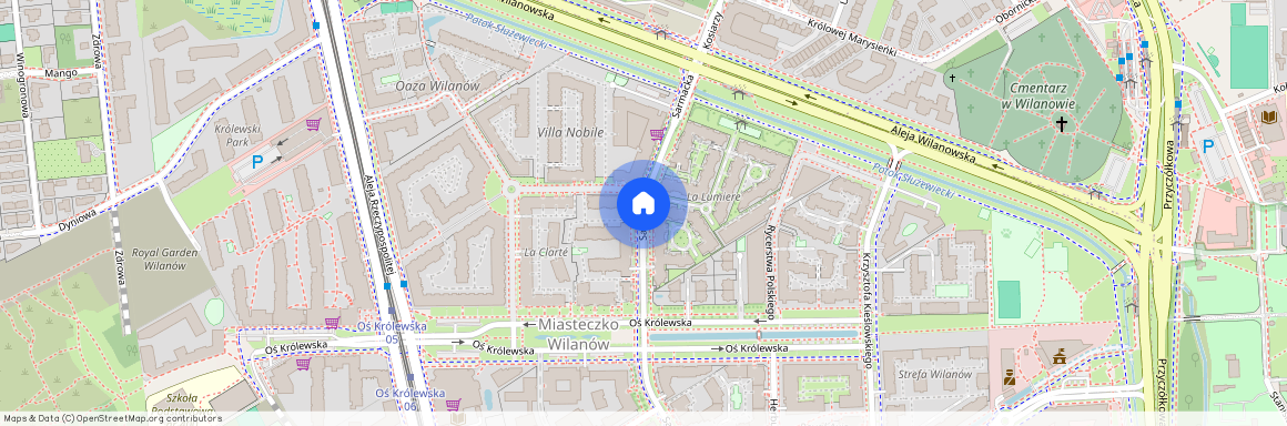 Warszawa, Wilanów, Miasteczko, Wilanów, Sarmacka