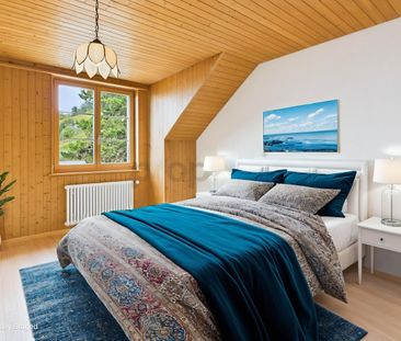 Charming 5.5-room apartment with gallery and lake view in Twann - Photo 5