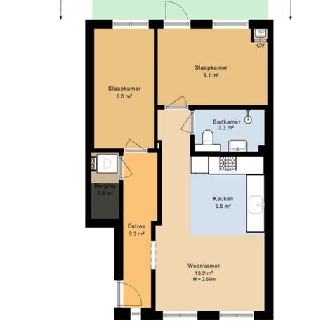Appartement te huur: Marco Polostraat 179-H 1057 WJ Amsterdam - Photo 4