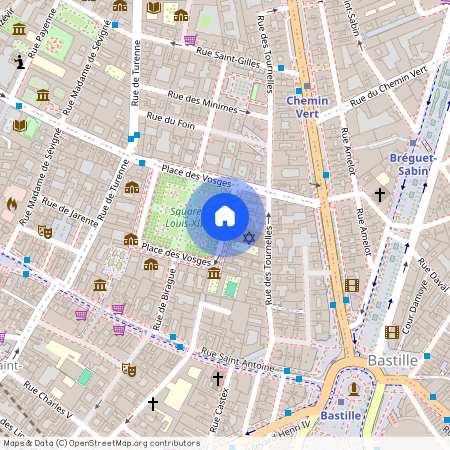 Place des Vosges, 75004, Paris