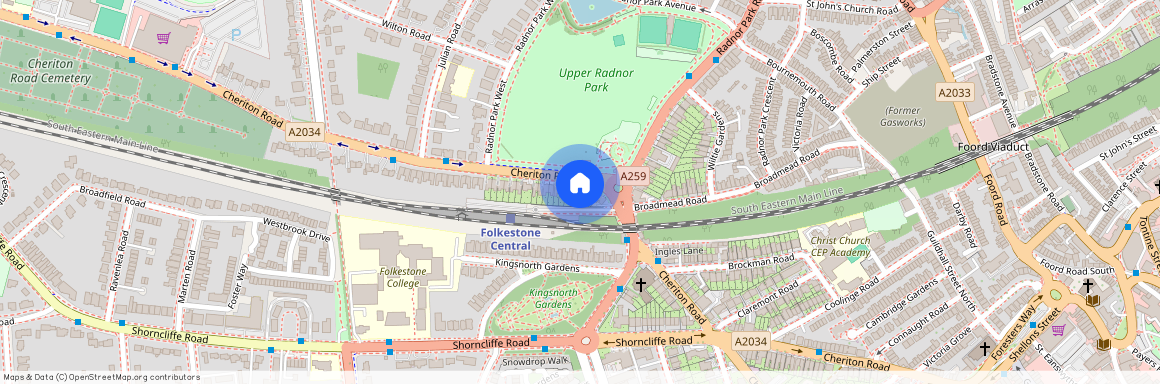 105 Cheriton Road, Folkestone, CT19 5HD, United Kingdom, Folkestone And Hythe District