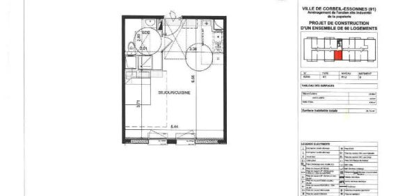 Appartement à louer 1 pièce 34.23m² - Photo 2