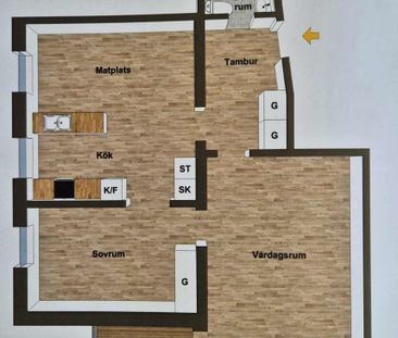 Långhalsvägen, Årsta - Foto 3