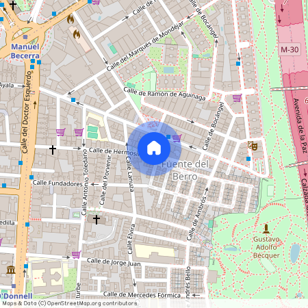 Calle de Diego Bahamonde, Madrid, Community of Madrid 28028